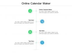 Online calendar maker ppt powerpoint presentation styles model cpb