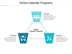 Online calendar programs ppt powerpoint presentation outline gridlines cpb