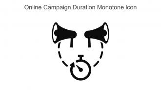 Online Campaign Duration Monotone Icon In Powerpoint Pptx Png And Editable Eps Format