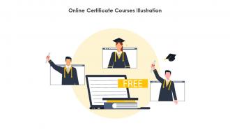 Online Certificate Courses Illustration