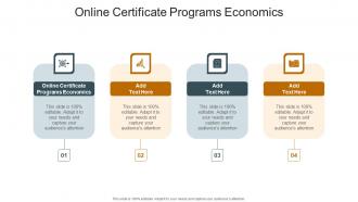 Online Certificate Programs Economics In Powerpoint And Google Slides Cpb