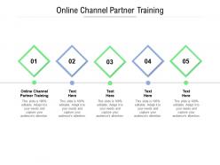 Online channel partner training ppt powerpoint file example file cpb