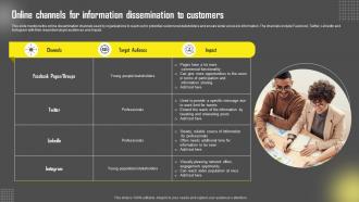 Online Channels For Information Dissemination To Customers