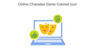 Online Charades Game Colored Icon In Powerpoint Pptx Png And Editable Eps Format