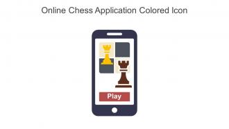 Online Chess Application Colored Icon In Powerpoint Pptx Png And Editable Eps Format
