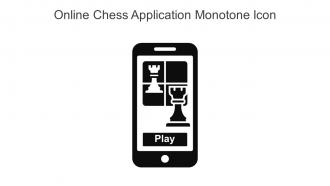Online Chess Application Monotone Icon In Powerpoint Pptx Png And Editable Eps Format
