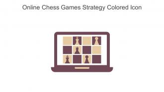 Online Chess Games Strategy Colored Icon In Powerpoint Pptx Png And Editable Eps Format