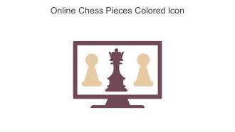 Online Chess Pieces Colored Icon In Powerpoint Pptx Png And Editable Eps Format