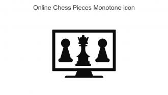 Online Chess Pieces Monotone Icon In Powerpoint Pptx Png And Editable Eps Format