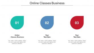 Online Classes Business Ppt Powerpoint Presentation Portfolio Clipart Images Cpb
