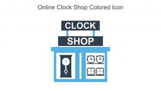 Online Clock Shop Colored Icon In Powerpoint Pptx Png And Editable Eps Format