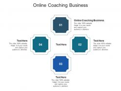 Online coaching business ppt powerpoint presentation infographic template smartart cpb