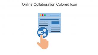 Online Collaboration Colored Icon In Powerpoint Pptx Png And Editable Eps Format
