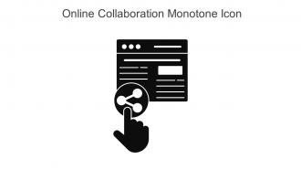 Online Collaboration Monotone Icon In Powerpoint Pptx Png And Editable Eps Format