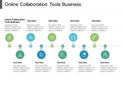 Online collaboration tools business ppt powerpoint presentation file samples cpb