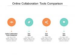 Online collaboration tools comparison ppt powerpoint presentation layouts elements cpb