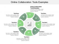 Online collaboration tools examples ppt powerpoint presentation infographics inspiration cpb
