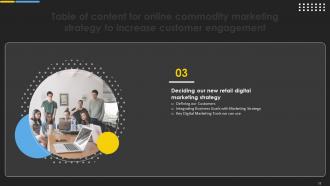 Online Commodity Marketing Strategy To Increase Customer Engagement Complete Deck Adaptable Pre-designed