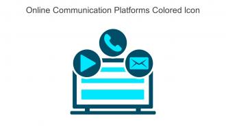 Online Communication Platforms Colored Icon In Powerpoint Pptx Png And Editable Eps Format