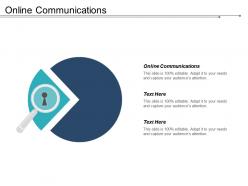 Online communications ppt powerpoint presentation gallery background cpb