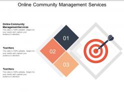 Online community management services ppt powerpoint presentation layouts good cpb