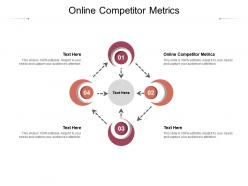 Online competitor metrics ppt powerpoint presentation slides information cpb