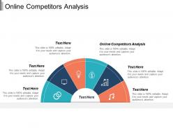 Online competitors analysis ppt powerpoint presentation gallery clipart cpb