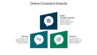 Online complaint gratuity ppt powerpoint presentation ideas slide portrait cpb