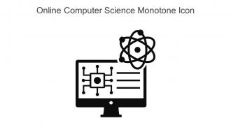Online Computer Science Monotone Icon In Powerpoint Pptx Png And Editable Eps Format
