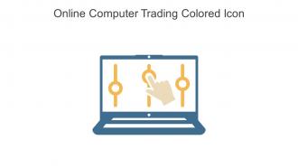 Online Computer Trading Colored Icon In Powerpoint Pptx Png And Editable Eps Format