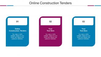 Online Construction Tenders Ppt Powerpoint Presentation File Background Cpb