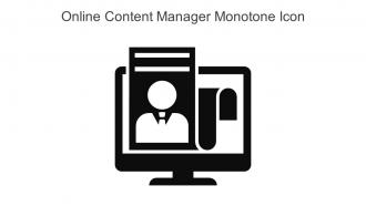 Online Content Manager Monotone Icon In Powerpoint Pptx Png And Editable Eps Format