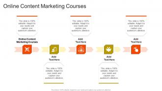 Online Content Marketing Courses In Powerpoint And Google Slides Cpb