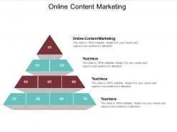 Online content marketing ppt powerpoint presentation gallery portfolio cpb