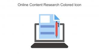 Online Content Research Colored Icon In Powerpoint Pptx Png And Editable Eps Format