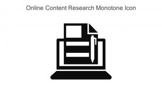 Online Content Research Monotone Icon In Powerpoint Pptx Png And Editable Eps Format