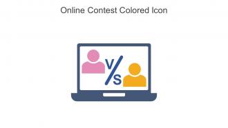 Online Contest Colored Icon In Powerpoint Pptx Png And Editable Eps Format