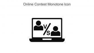 Online Contest Monotone Icon In Powerpoint Pptx Png And Editable Eps Format