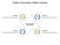 Online conversion rates industry ppt powerpoint presentation portfolio ideas cpb