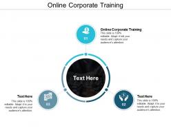 Online corporate training ppt powerpoint presentation gallery files cpb
