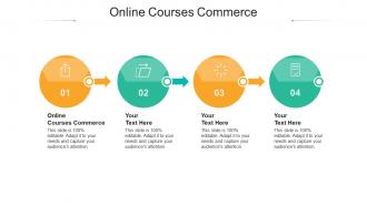 Online courses commerce ppt powerpoint presentation slides diagrams cpb