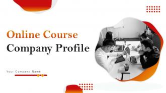 Online Courses Company Profile Powerpoint Presentation Slides CP CD V