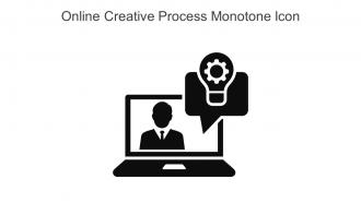Online Creative Process Monotone Icon In Powerpoint Pptx Png And Editable Eps Format