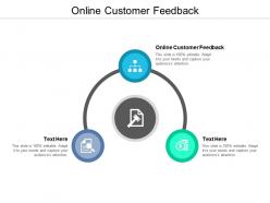 Online customer feedback ppt powerpoint presentation inspiration templates cpb