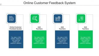 Online Customer Feedback System Ppt Powerpoint Presentation Guidelines Cpb