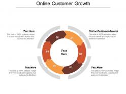 Online customer growth ppt powerpoint presentation ideas design ideas cpb