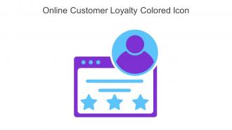 Online Customer Loyalty Colored Icon In Powerpoint Pptx Png And Editable Eps Format