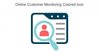 Online Customer Monitoring Colored Icon In Powerpoint Pptx Png And Editable Eps Format