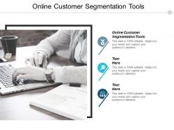 Online customer segmentation tools ppt powerpoint presentation pictures ideas cpb