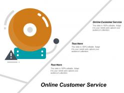 Online customer service ppt powerpoint presentation infographics example file cpb